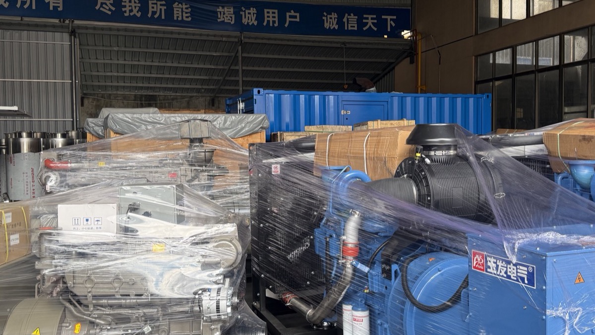 Real open industrial generator prepared in factory for 80kVA Nigeria quotation requests