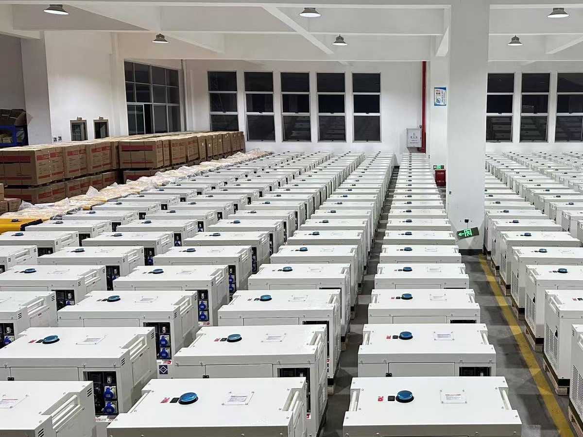Representative factory batch photo for compact diesel generator quotation