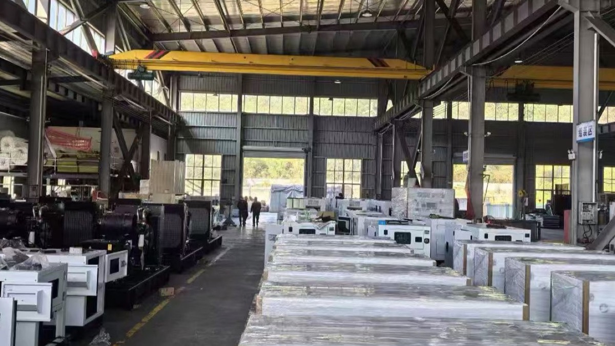 Real generator stock and packed canopy units prepared for Onitsha diesel generator supplier inquiries