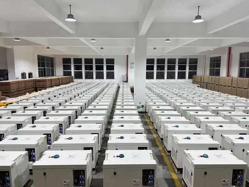 10kVA to 30kVA small diesel generators in factory stock